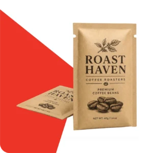 Eco Friendly Kraft Mylar Bags with Biodegradable Natural Finish