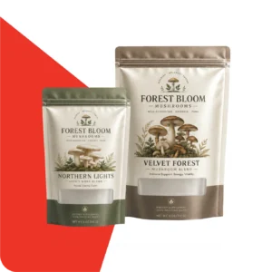 Smell Proof Mushroom Mylar Bags with Resealable Zip Closure