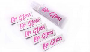 customize lip gloss labels