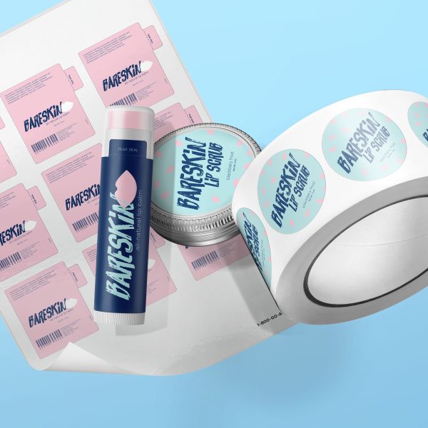 customized lip gloss labels