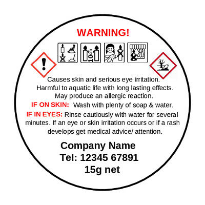 Candle Safety Details about   WARNING Professionally Printed Packing Stickers Labels 