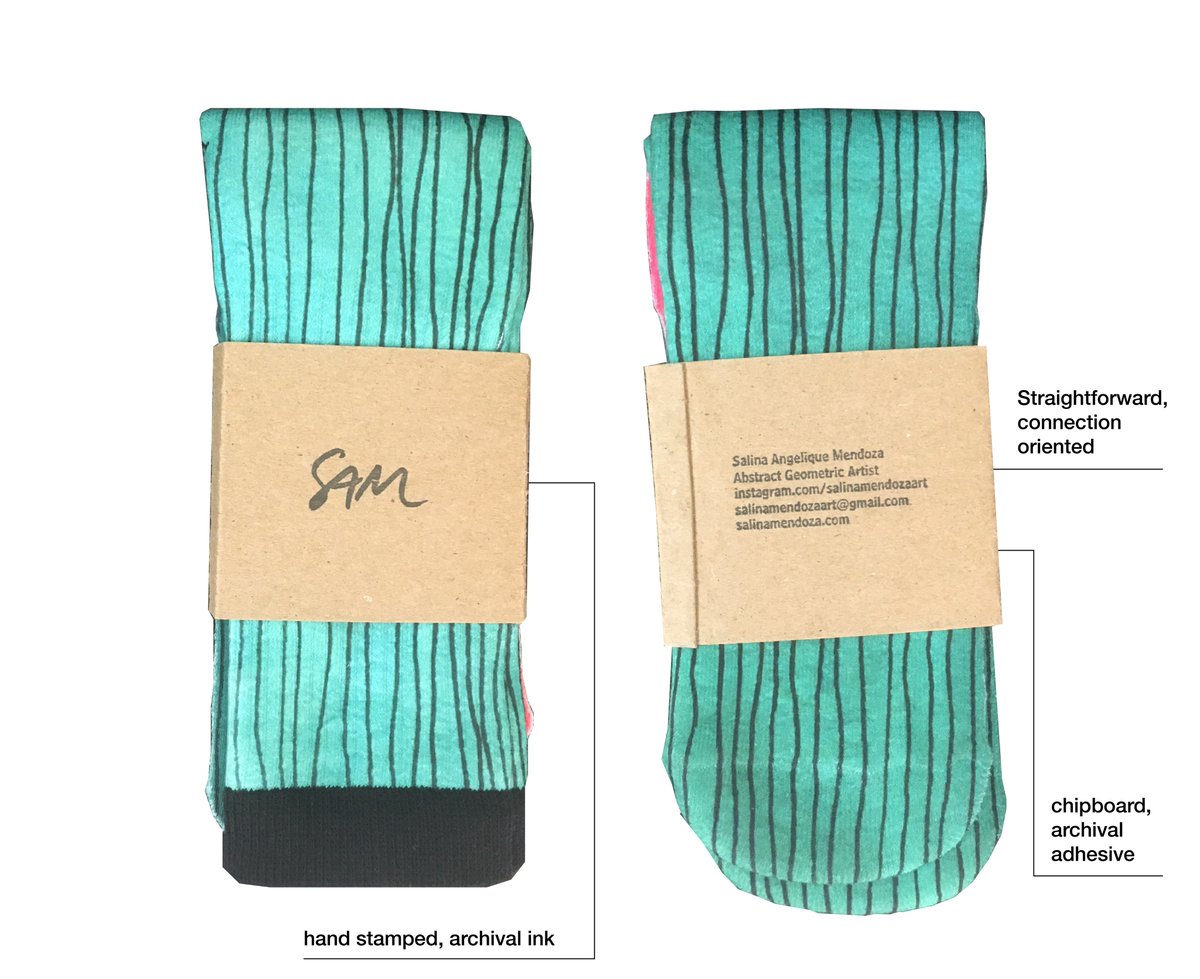 Sock Packaging Sleeve Template