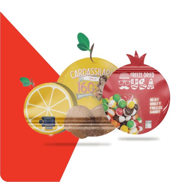 Custom Freeze Dried Packaging Mylar Pouches