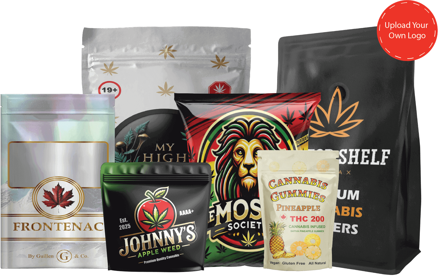 custom cannabis mylar bags