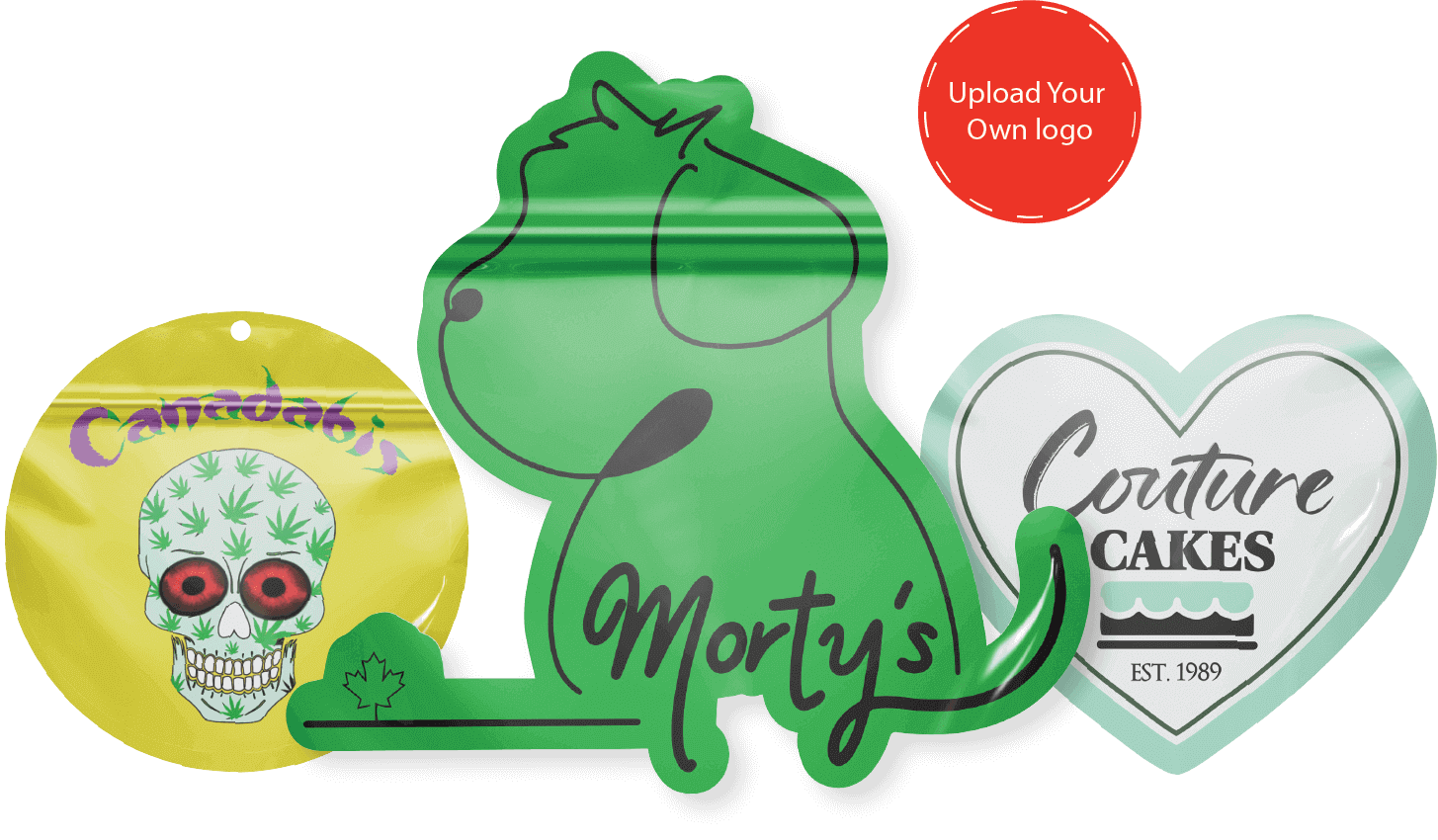 custom die cut mylar bags