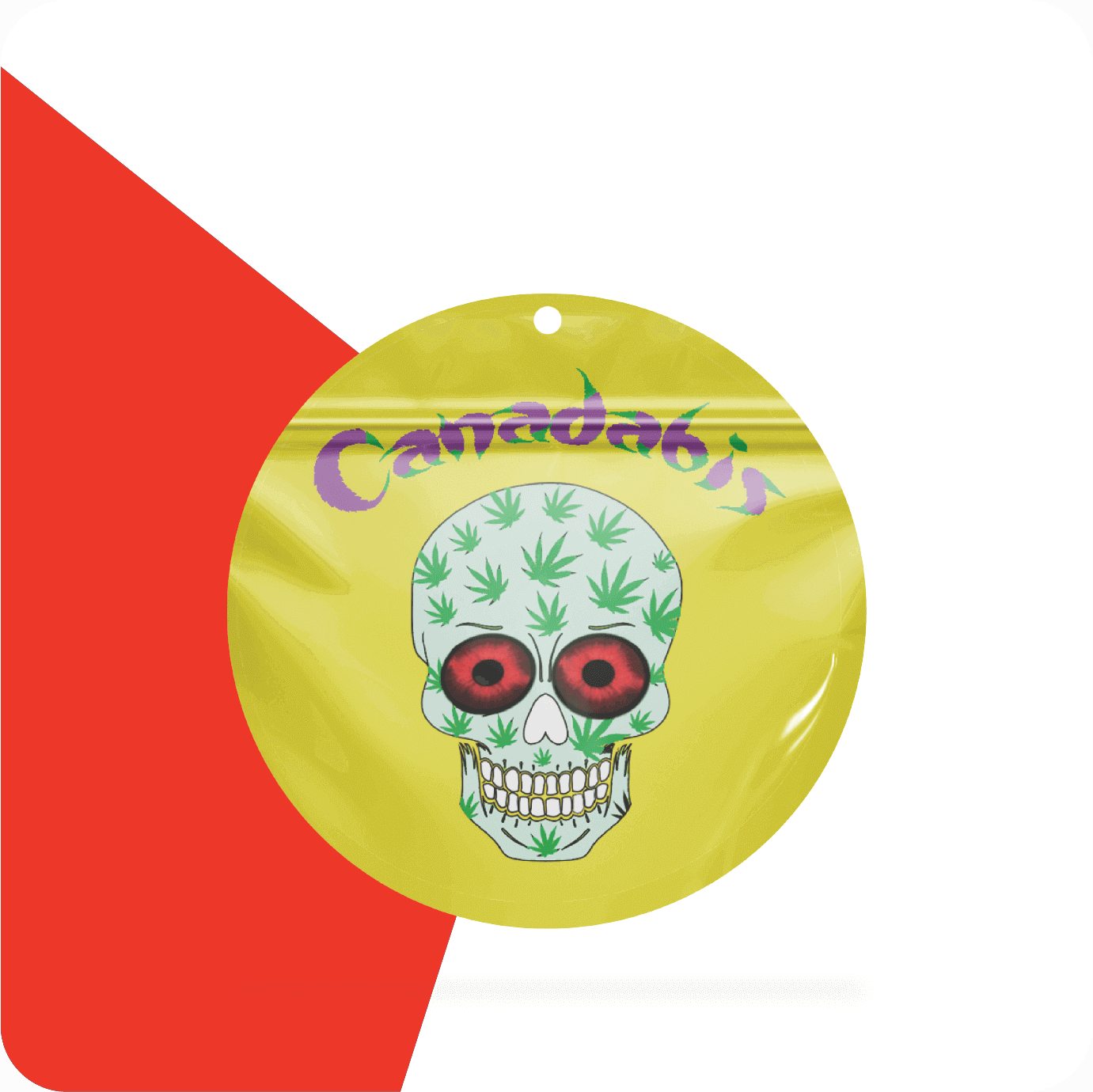 die cut mylar bags custom