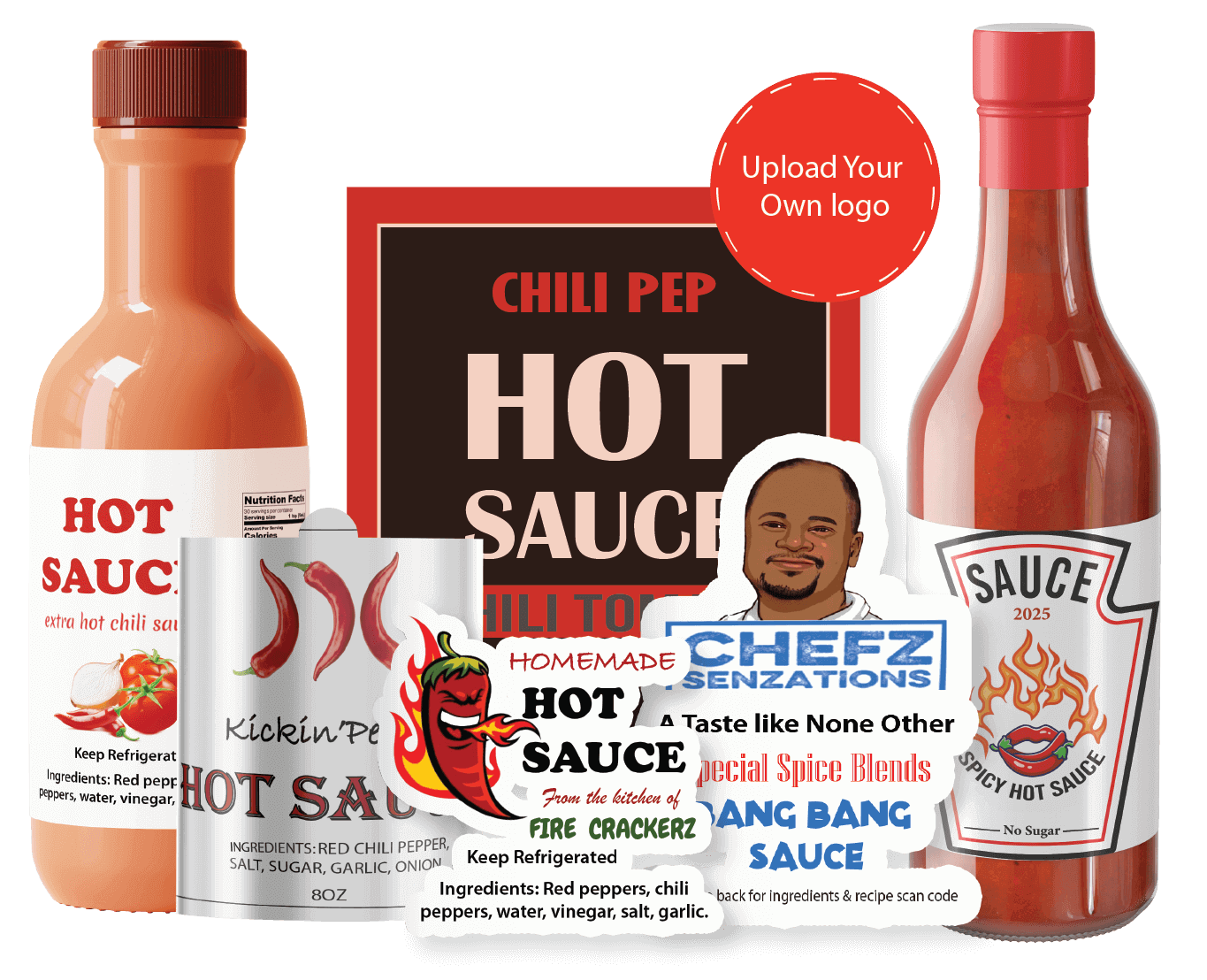 custom hot sauce labels