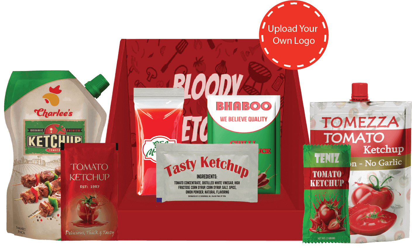 custom ketchup packets