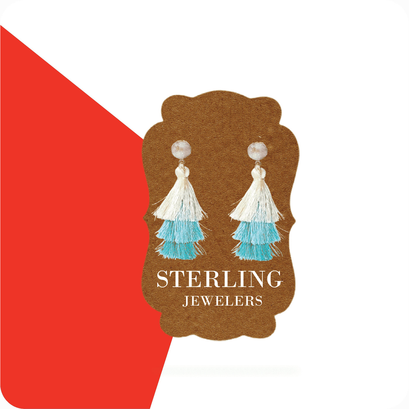 kraft brown earring cards