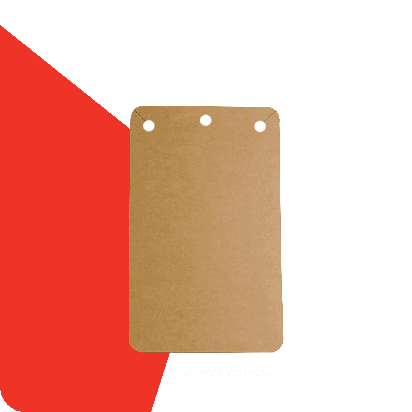 kraft necklace earring cards