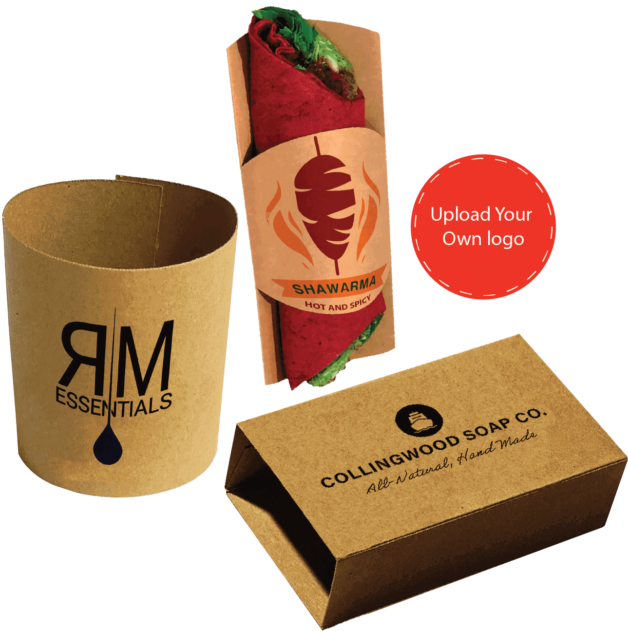 kraft paper packaging sleeves