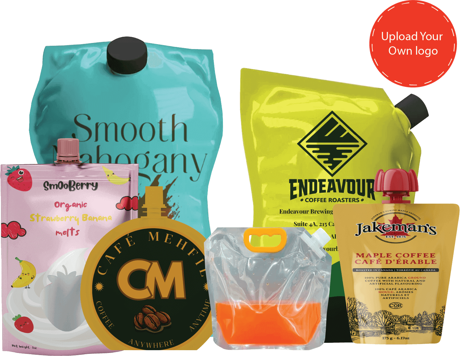 Spout pouch packaging preserves freshness while improving portability.