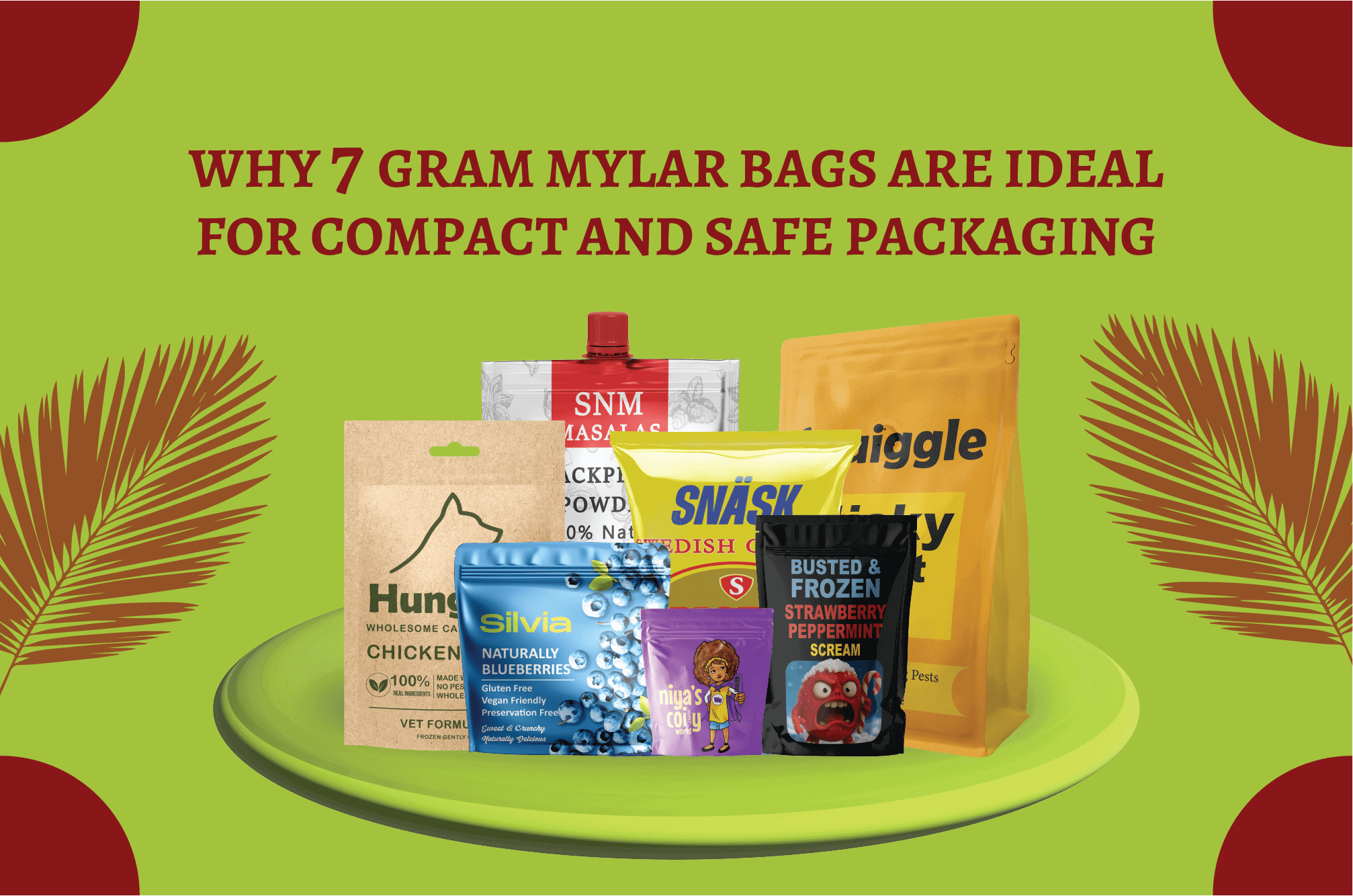 Why 7 Gram Mylar Bags Are Ideal For Compact And Safe Packaging