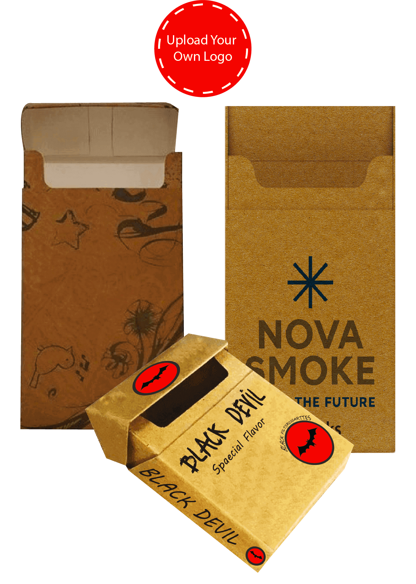 kraft cigarette boxes