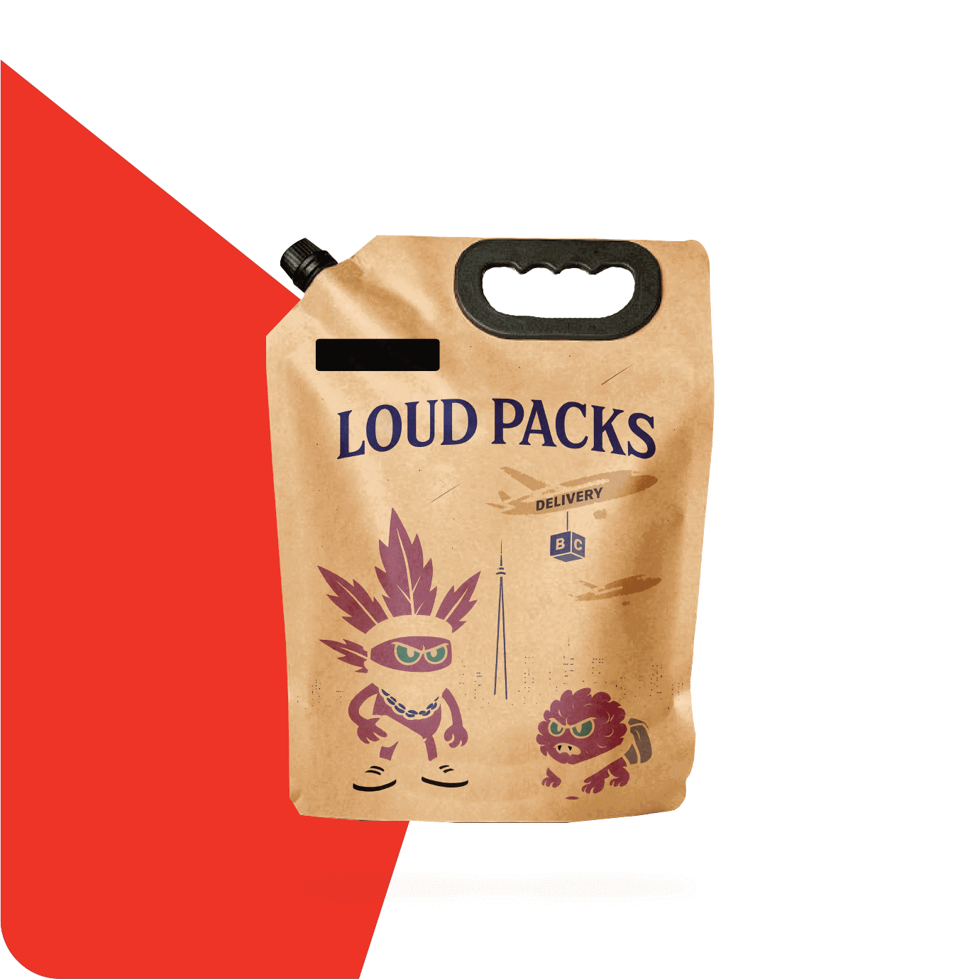 recyclable eco-friendly stand up pouch