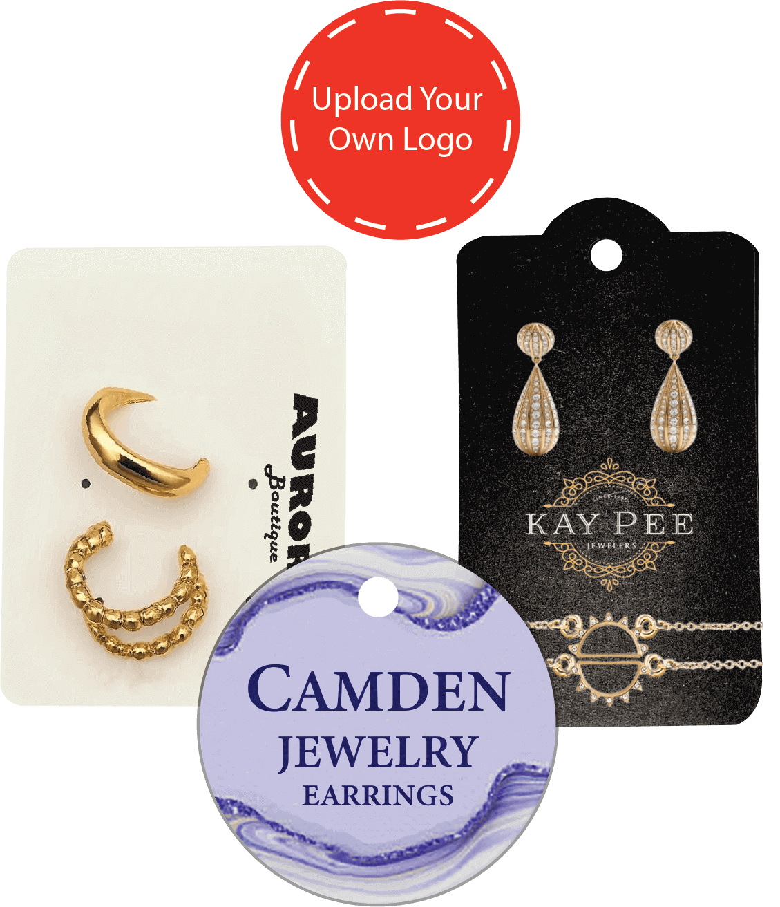 personalized earring card holders