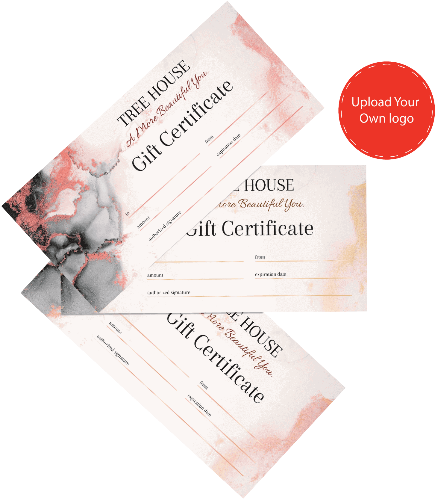 custom gift certificate cards