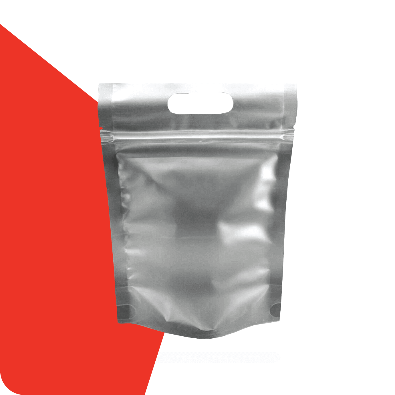 resealable plastic bags with hang hole