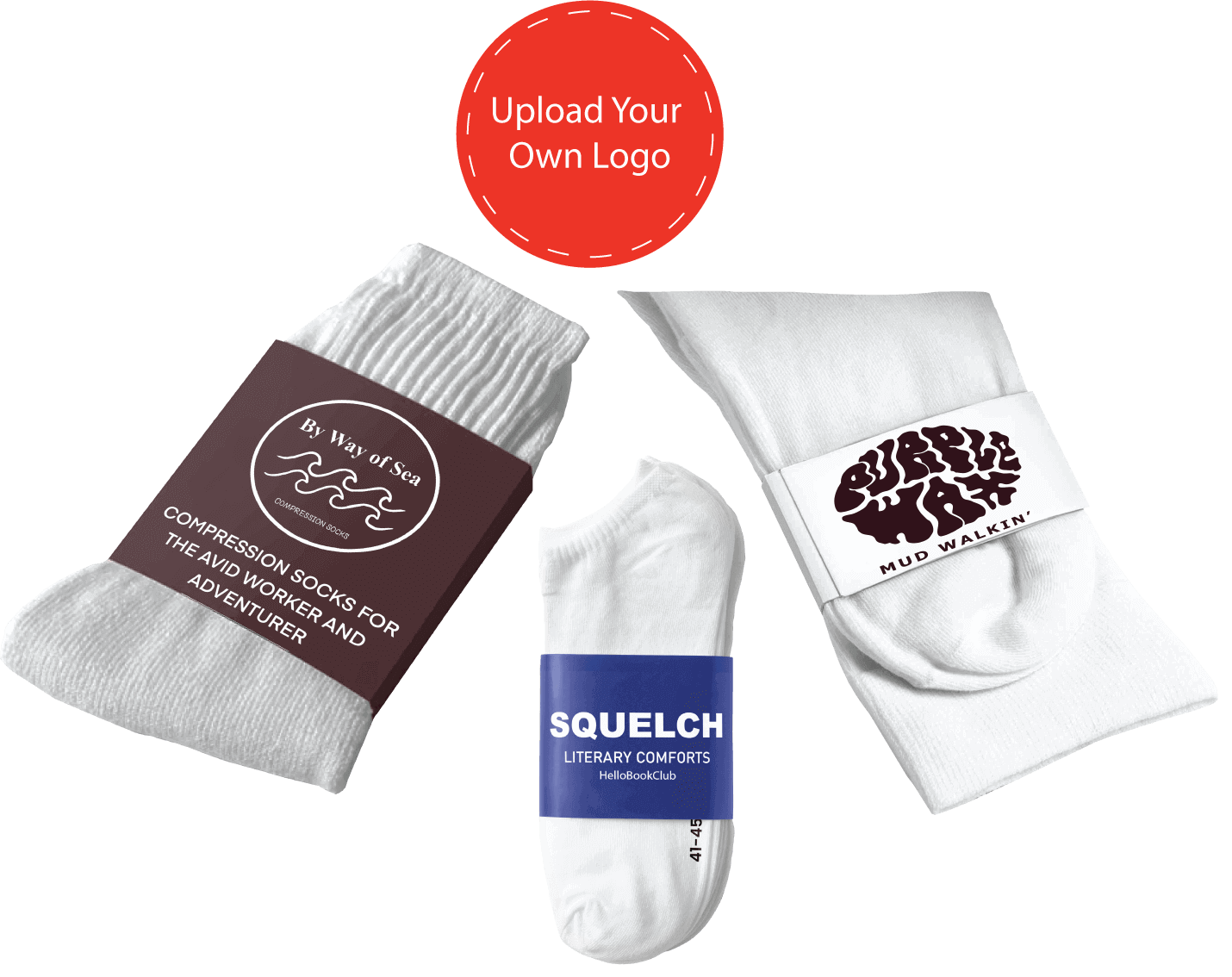 custom sock wrap labels