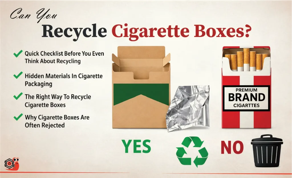 can you recycle cigarette boxes