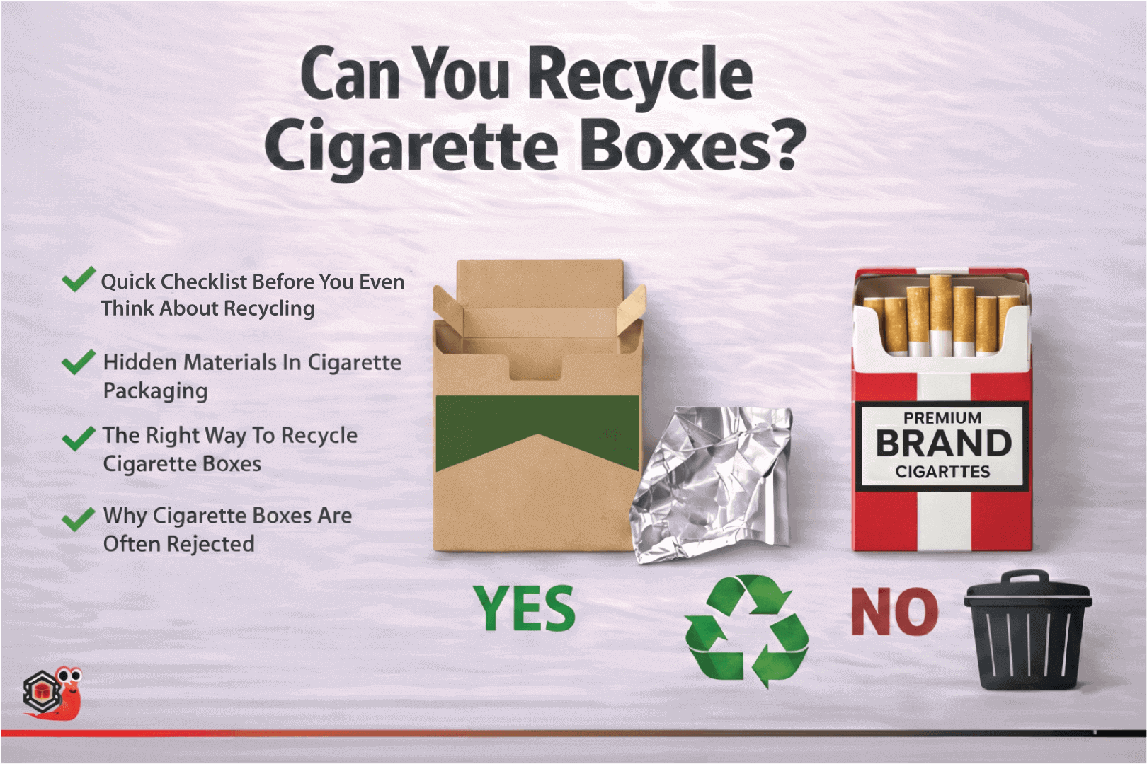 can you recycle cigarette boxes