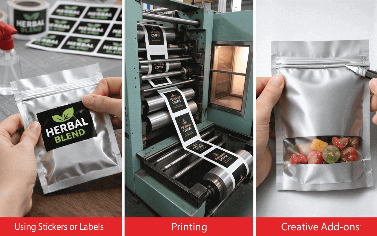 design your mylar bags