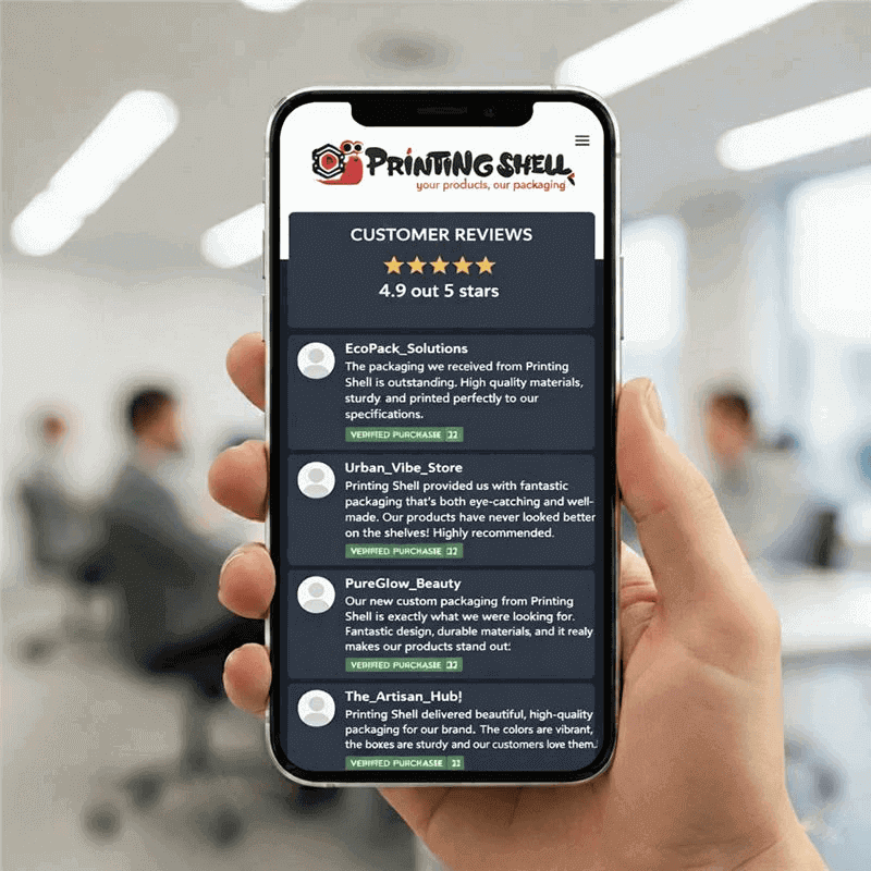 positive ratings on product pages