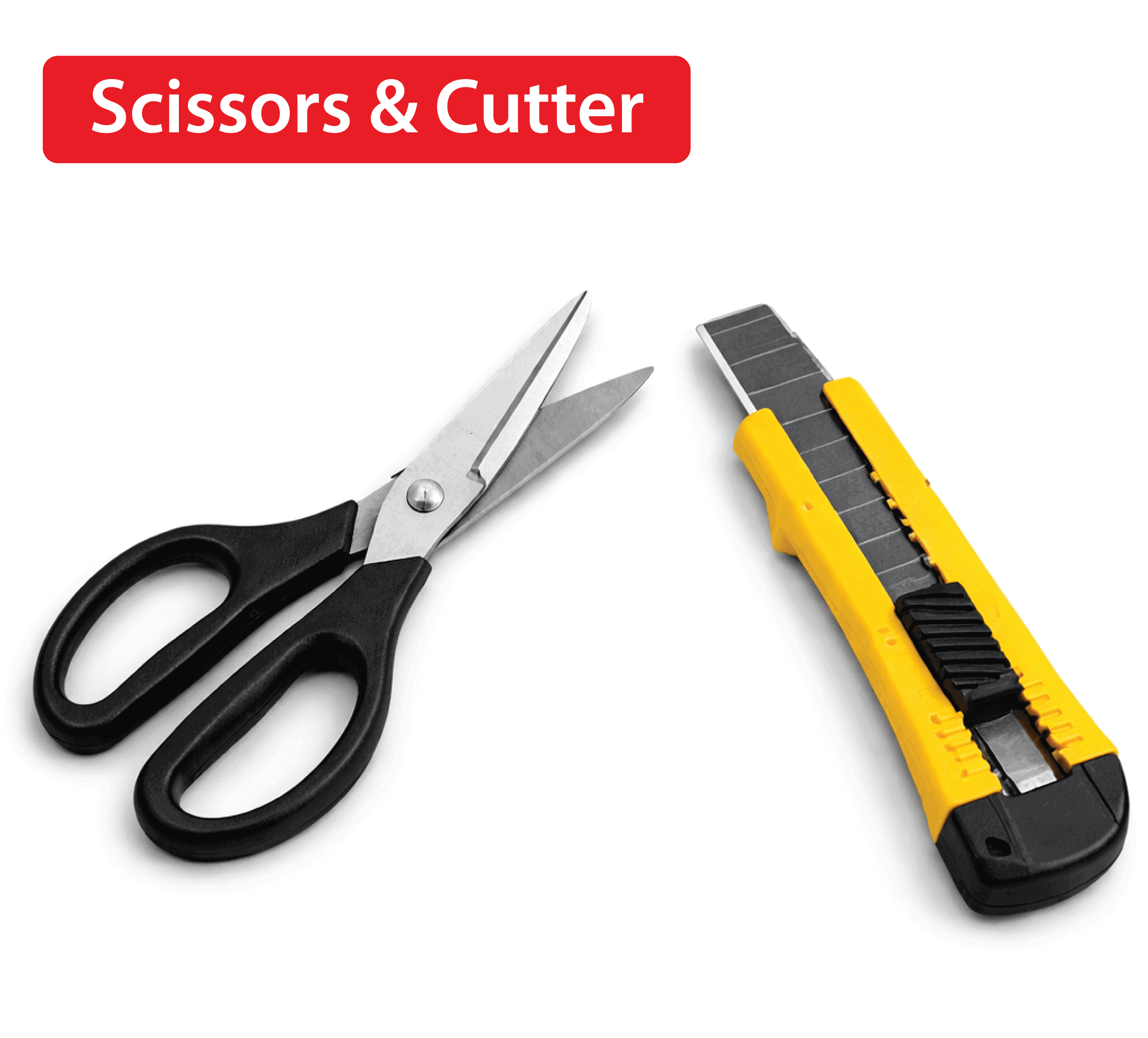 scissors and cutter