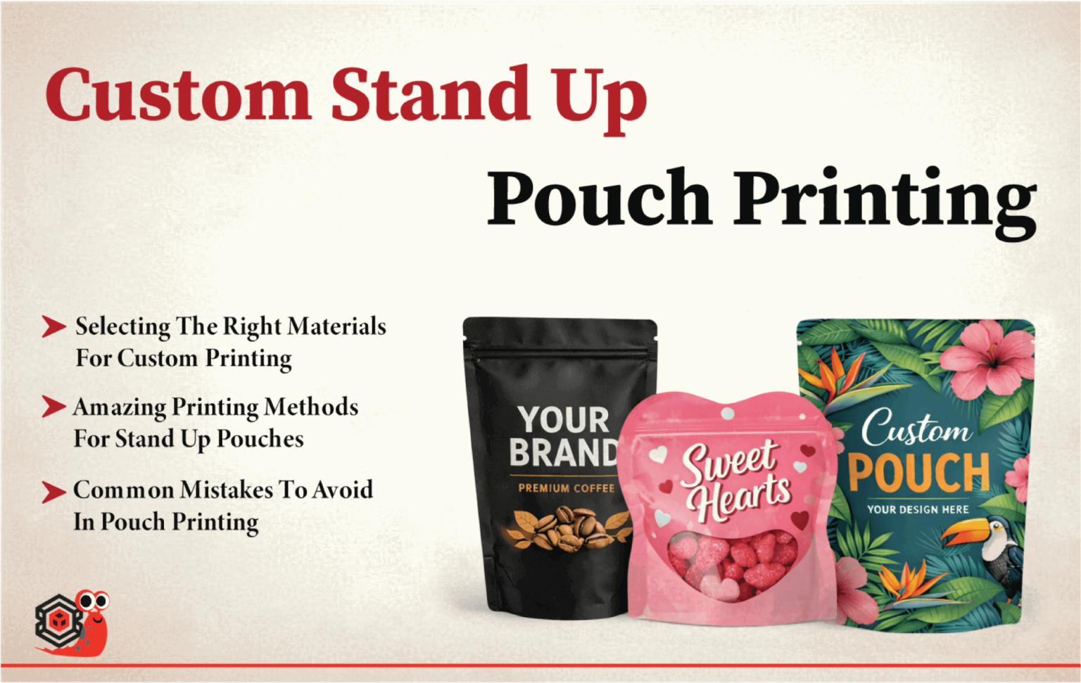 Custom Stand Up Pouch Printing