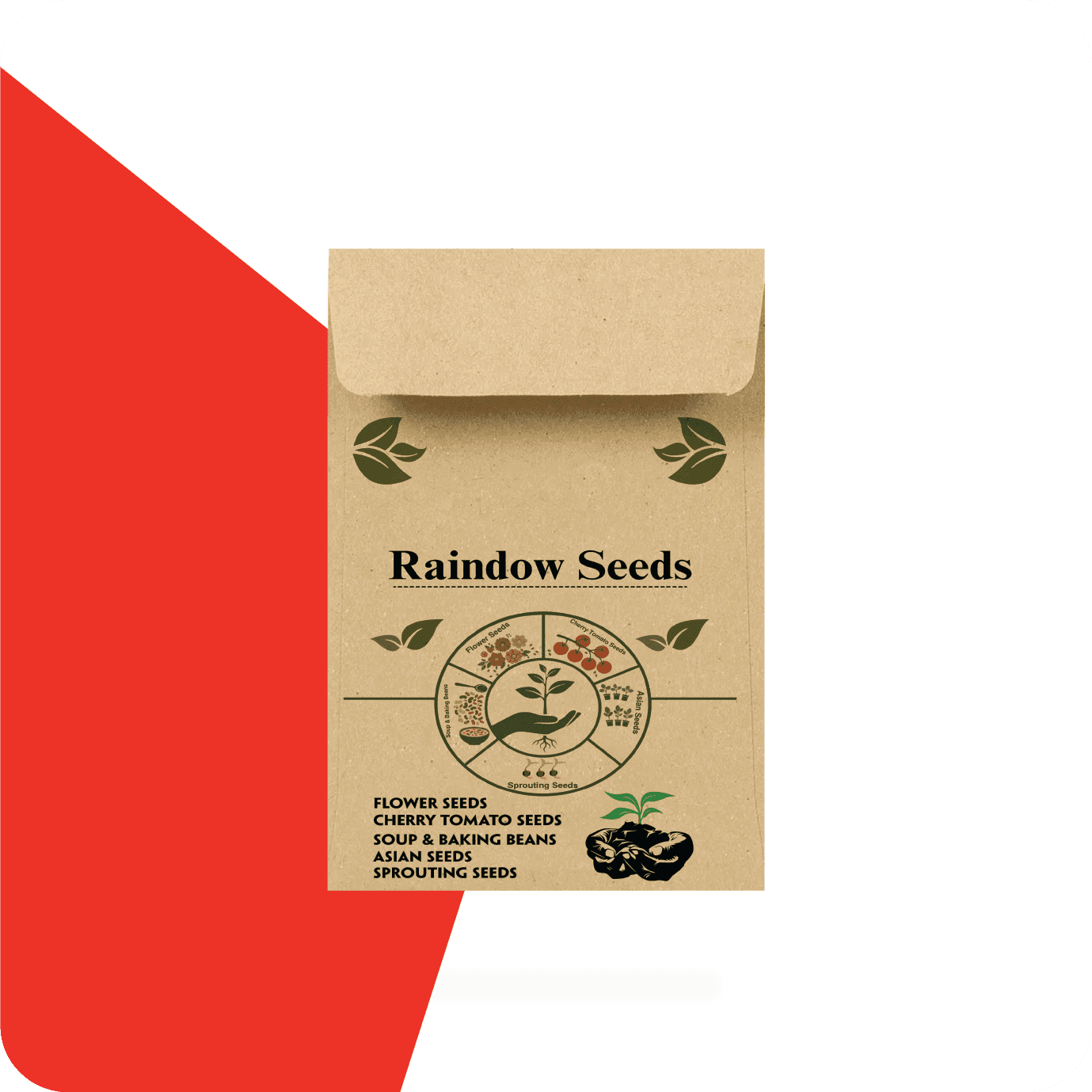 empty seed packets envelopes