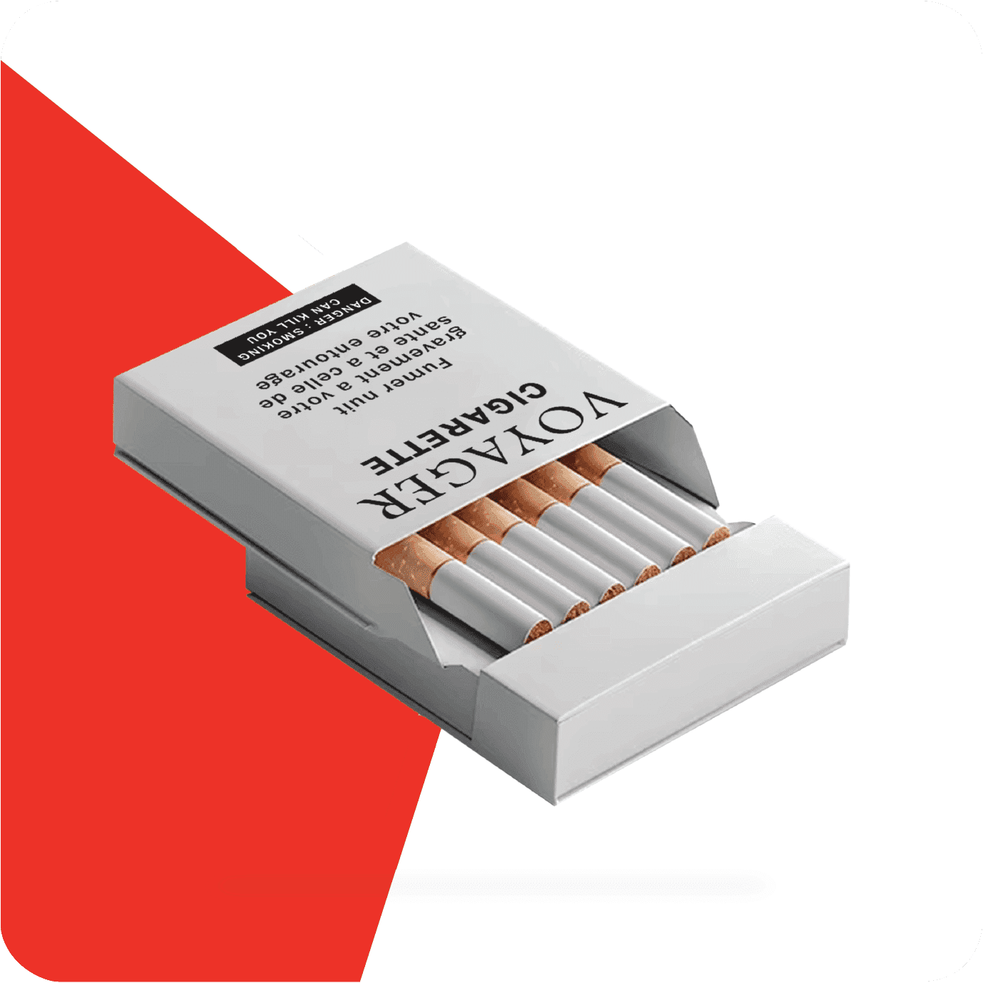 empty cigarette packaging