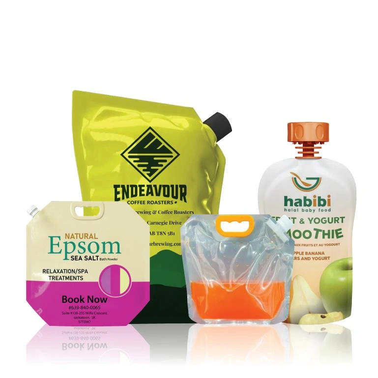 Custom Spout Pouches for Liquid Product Packaging