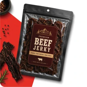custom beef jerky bags