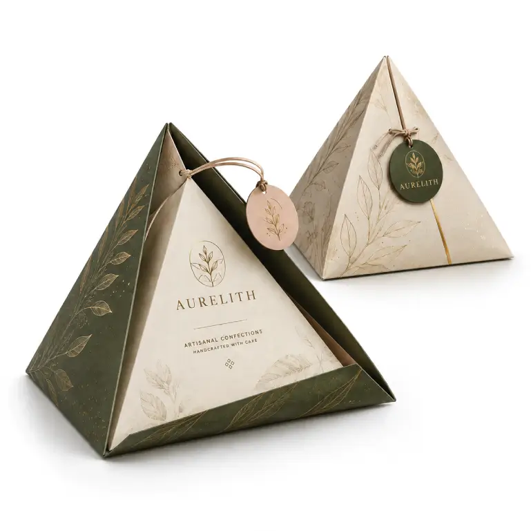 custom pyramid boxes