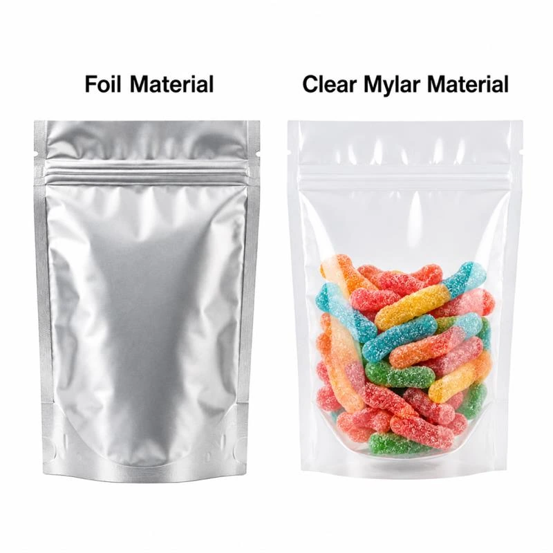 comparing-foil-and-clear-mylar-materials