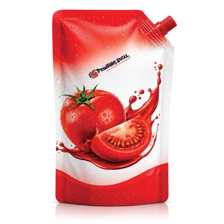 custom ketchup packet front