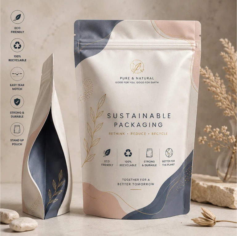eco friendly stand up poucheses