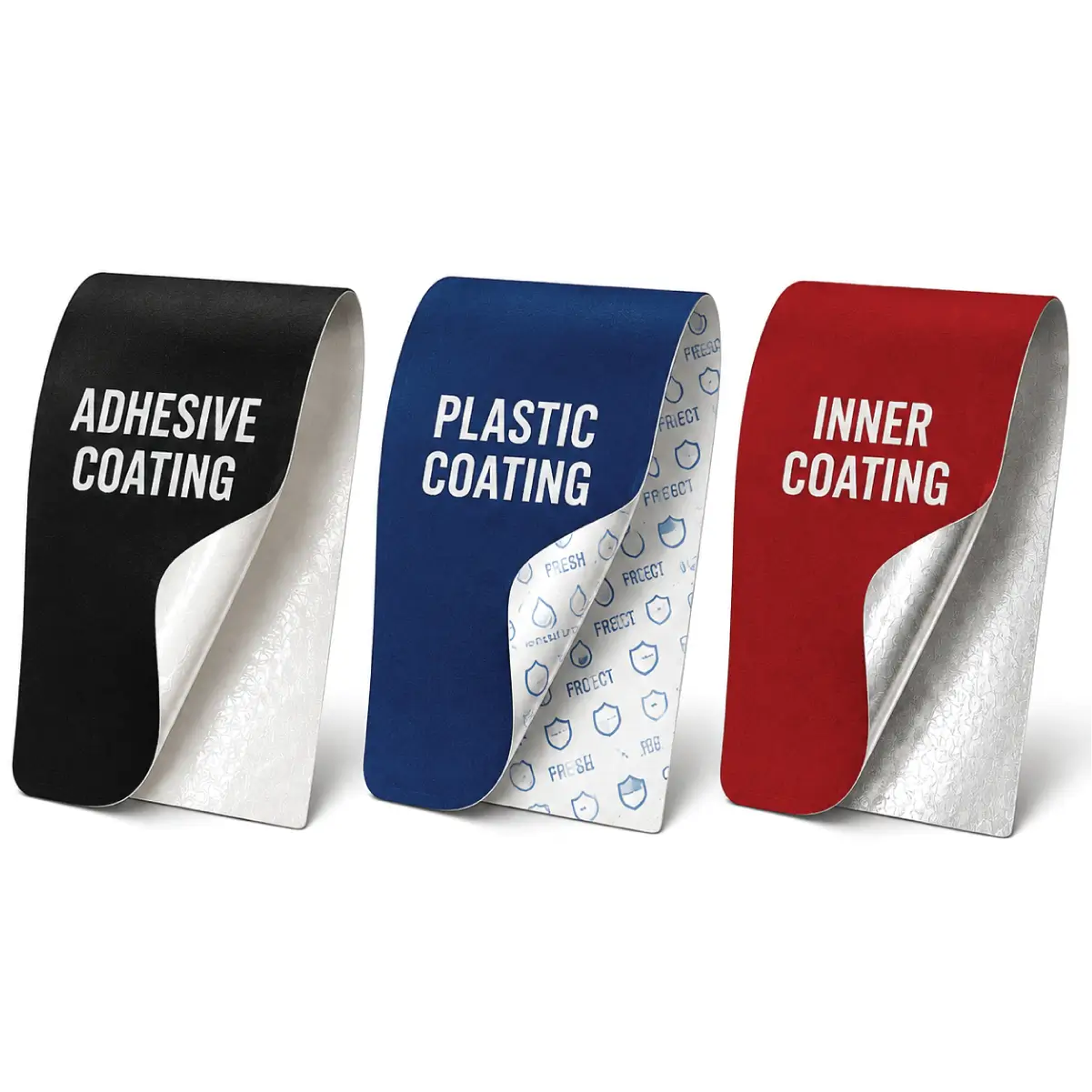 Beef jerky labels featuring special coatings and protective finishes