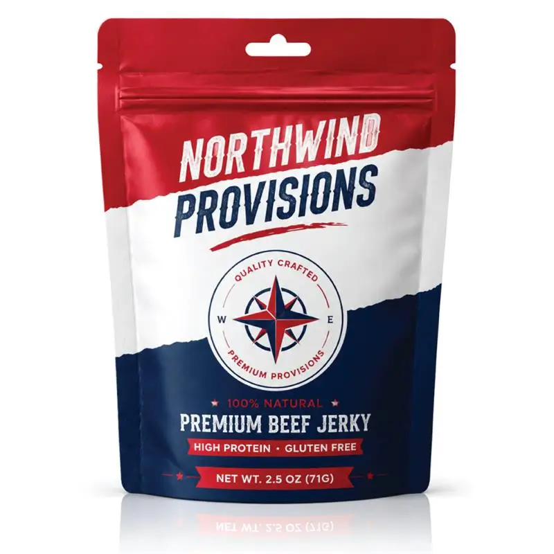Beef Jerky Pouches For Meat Snacks