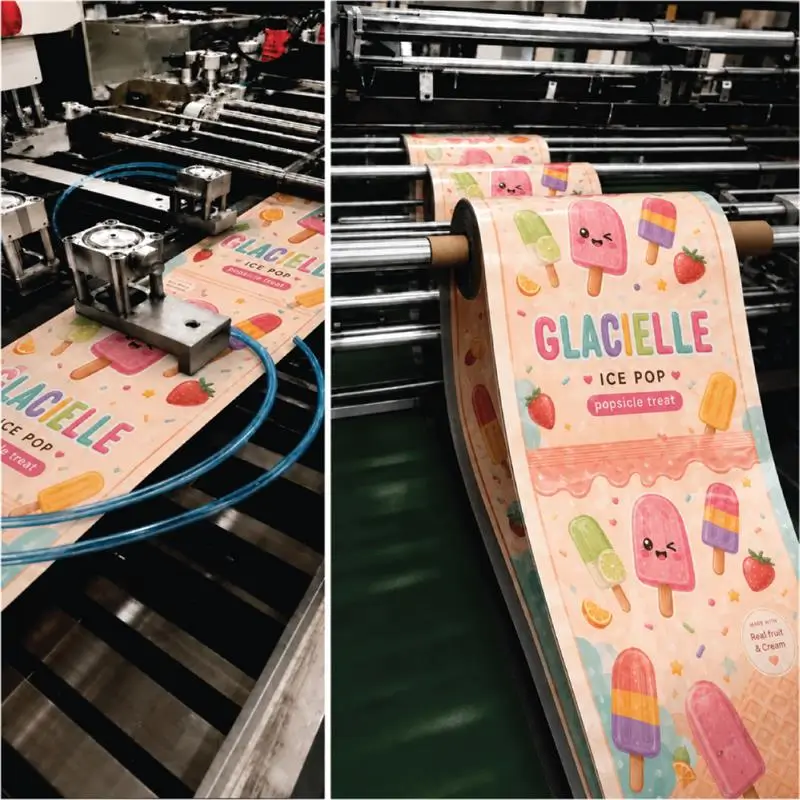 Custom Printing for Popsicles Packaging with Personalized Artwork