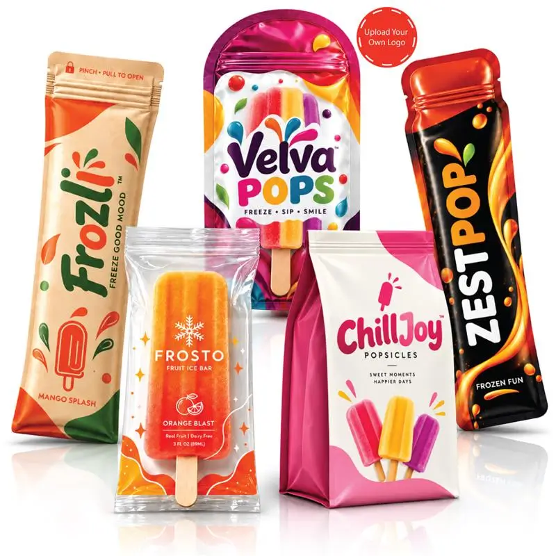 Custom Popsicle Wrappers In The US With Printed Designs And Durable Materials