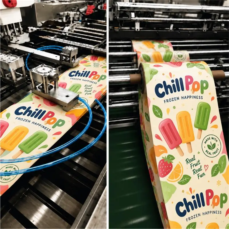 Custom Printing On Popsicle Sleeves With Detailed Artwork