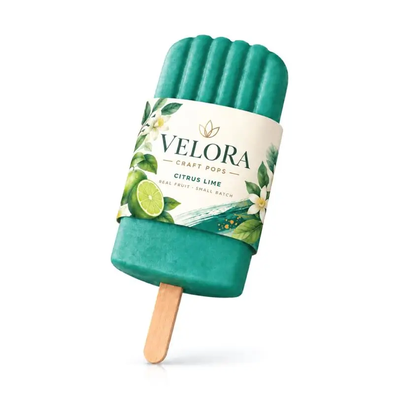 DIY Popsicle Sleeve For Frozen Treat Packaging