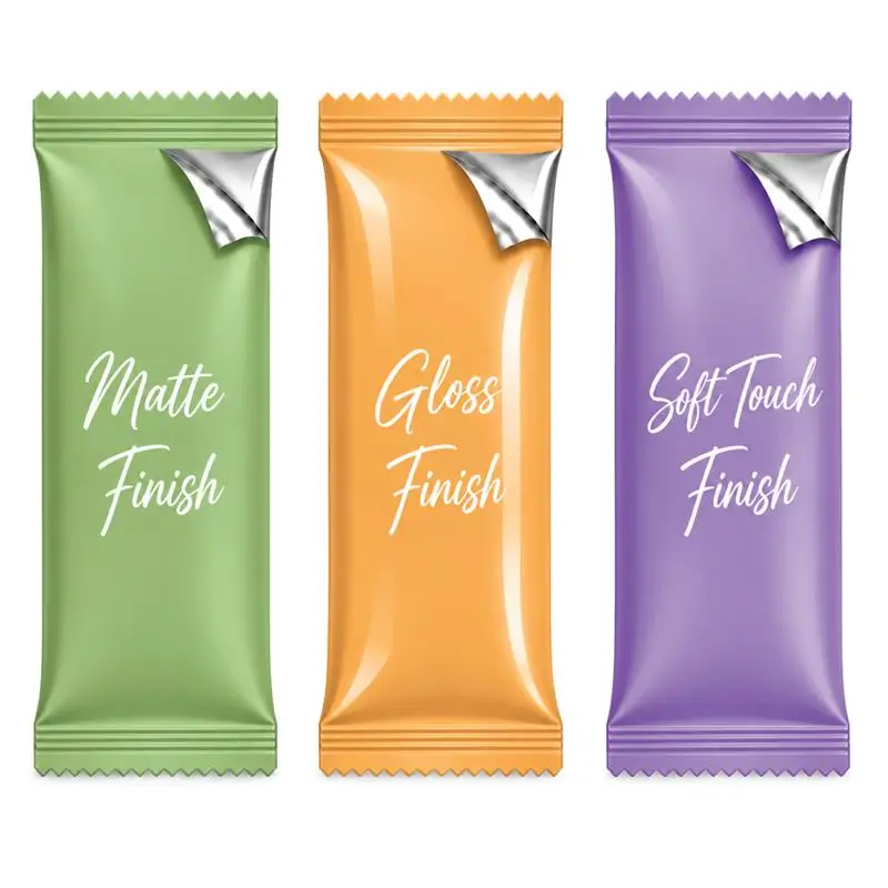 Finishing Options for Popsicles Packaging with Matte and Glossy Finishes