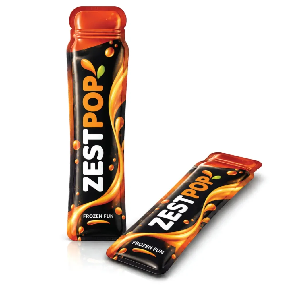 Flat Popsicles Wrappers for compact packaging