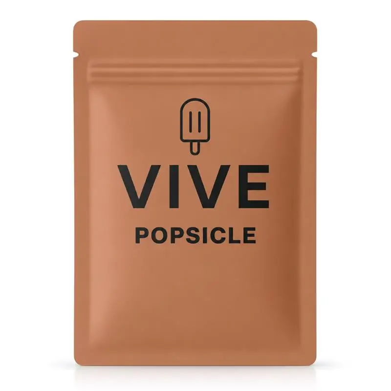 Custom Flat Ziploc Popsicle Bags With Secure Closures