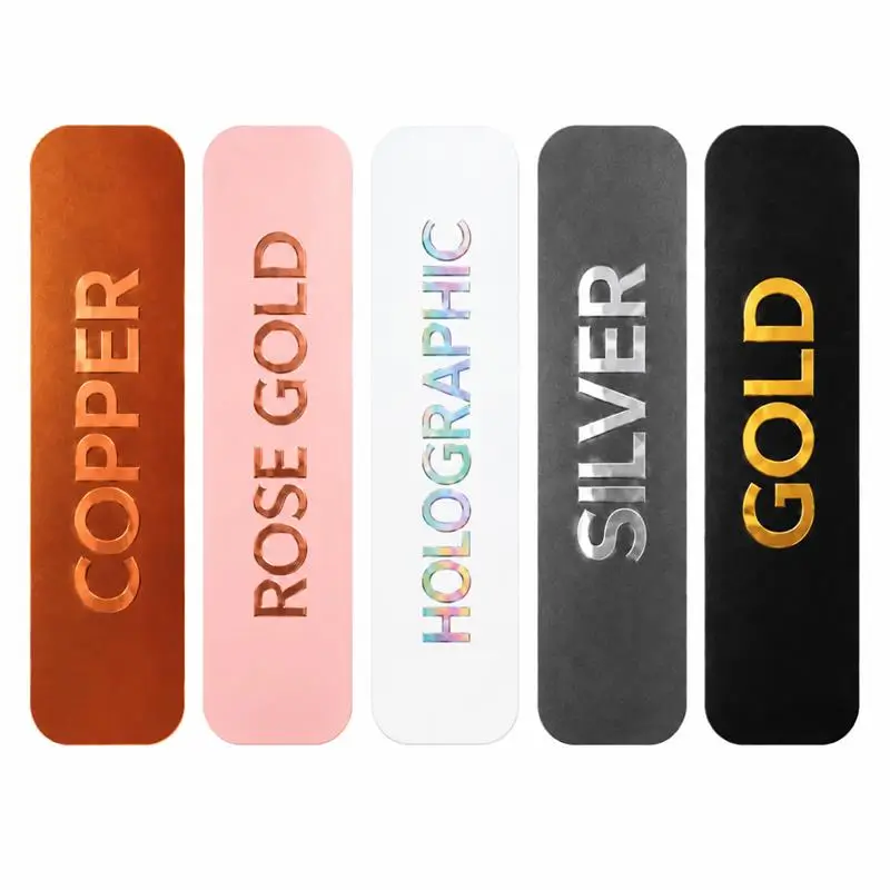 Foiling And Hot Stamping On Popsicle Sleeves With Metallic Effects