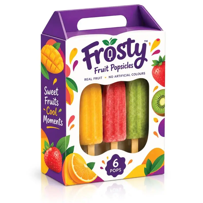 Custom Gable Popsicle Boxes In The US With Handles And Printed Designs