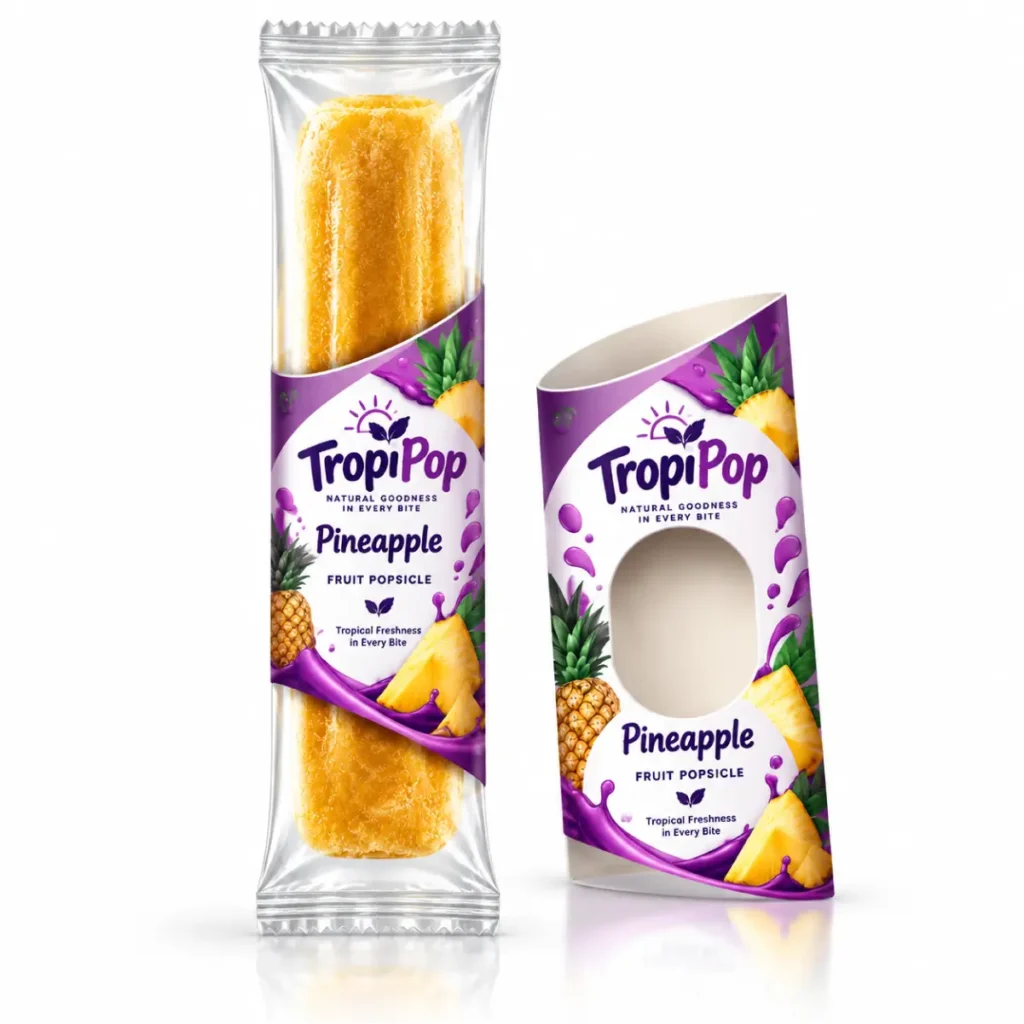 Half Popsicle Sleeves For Frozen Treats