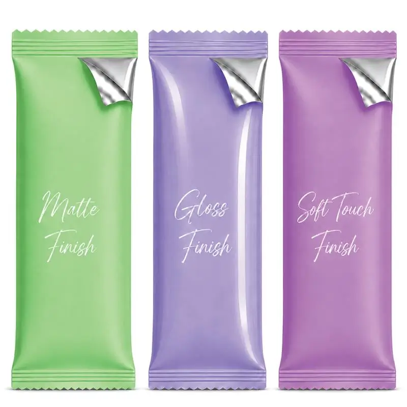 Custom Popsicle Bags with Matte, Glossy, and Soft-Touch Finishes